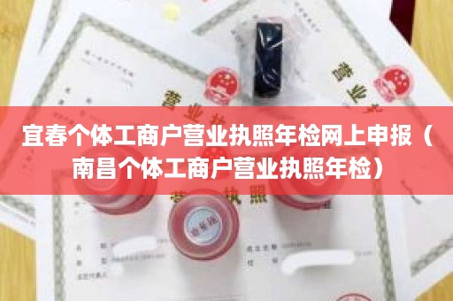宜春个体工商户营业执照年检网上申报（南昌个体工商户营业执照年检）