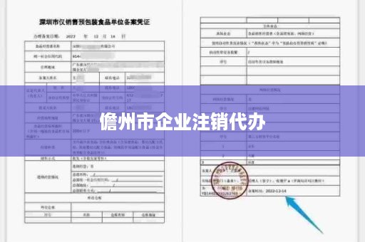 儋州市企业注销代办