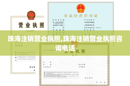 珠海注销营业执照,珠海注销营业执照咨询电话