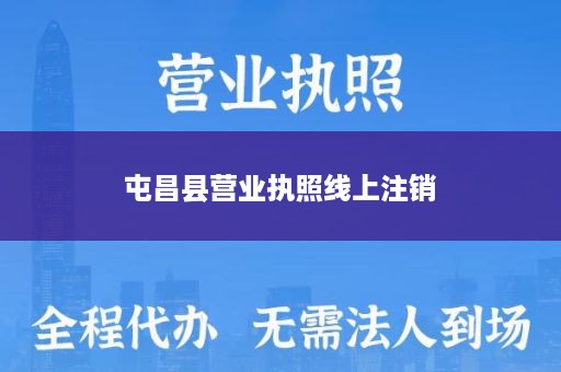 屯昌县营业执照线上注销