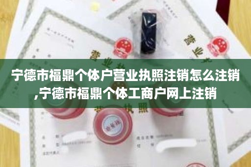 宁德市福鼎个体户营业执照注销怎么注销,宁德市福鼎个体工商户网上注销