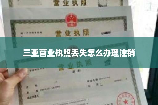 三亚营业执照丢失怎么办理注销