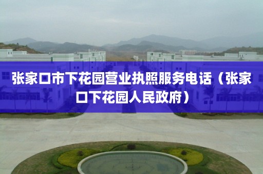 张家口市下花园营业执照服务电话（张家口下花园人民政府）