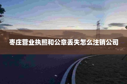 枣庄营业执照和公章丢失怎么注销公司