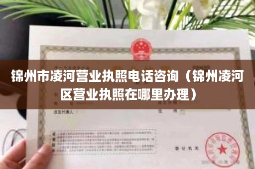 锦州市凌河营业执照电话咨询（锦州凌河区营业执照在哪里办理）