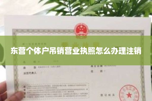 东营个体户吊销营业执照怎么办理注销