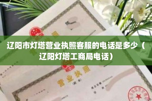 辽阳市灯塔营业执照客服的电话是多少（辽阳灯塔工商局电话）