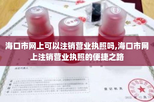 海口市网上可以注销营业执照吗,海口市网上注销营业执照的便捷之路