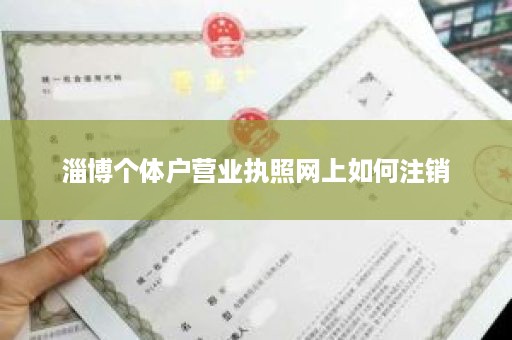 淄博个体户营业执照网上如何注销