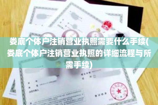 娄底个体户注销营业执照需要什么手续(娄底个体户注销营业执照的详细流程与所需手续)