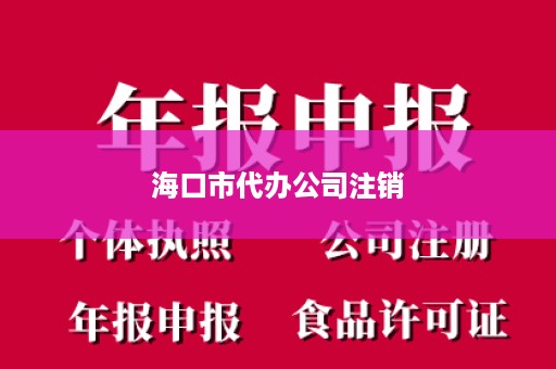海口市代办公司注销