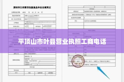 平顶山市叶县营业执照工商电话