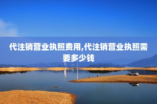 代注销营业执照费用,代注销营业执照需要多少钱