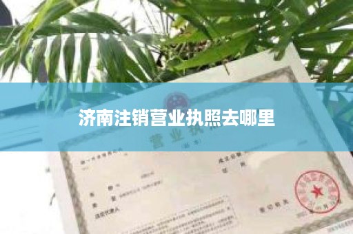 济南注销营业执照去哪里