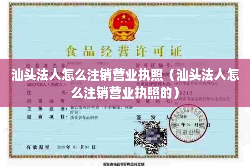 汕头法人怎么注销营业执照（汕头法人怎么注销营业执照的）