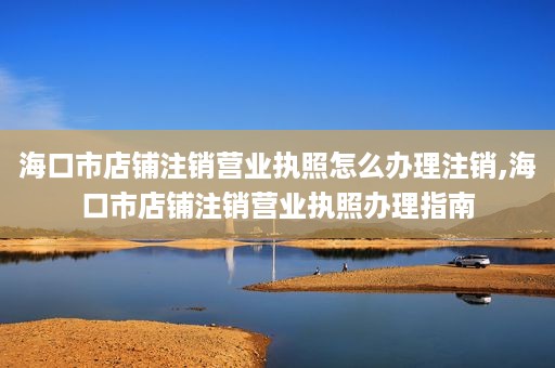 海口市店铺注销营业执照怎么办理注销,海口市店铺注销营业执照办理指南