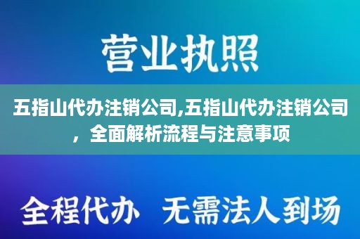 五指山代办注销公司,五指山代办注销公司，全面解析流程与注意事项