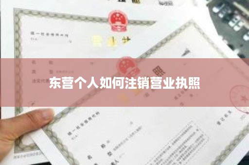 东营个人如何注销营业执照