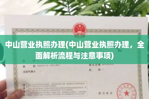 中山营业执照办理(中山营业执照办理，全面解析流程与注意事项)