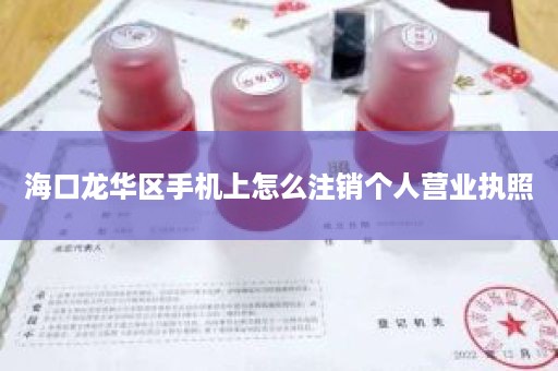海口龙华区手机上怎么注销个人营业执照