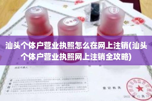 汕头个体户营业执照怎么在网上注销(汕头个体户营业执照网上注销全攻略)