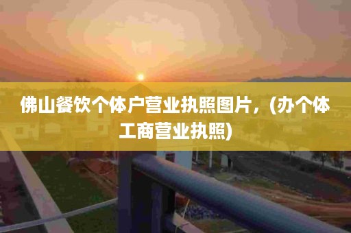 佛山餐饮个体户营业执照图片，(办个体工商营业执照)