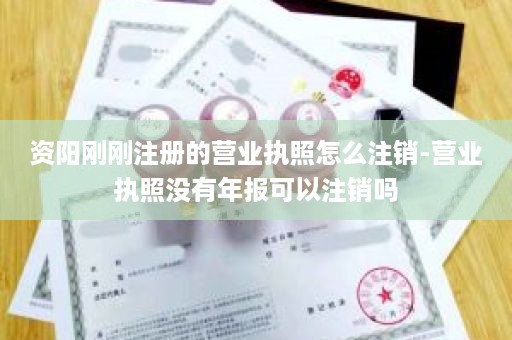 资阳刚刚注册的营业执照怎么注销-营业执照没有年报可以注销吗