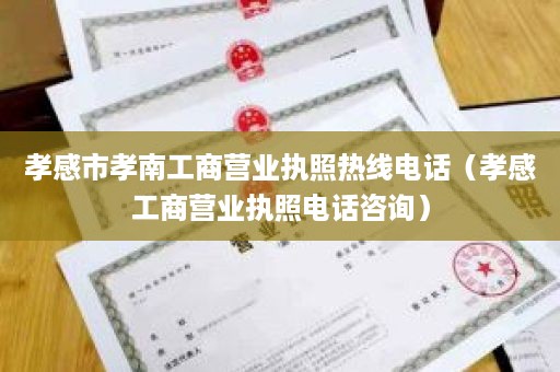 孝感市孝南工商营业执照热线电话（孝感工商营业执照电话咨询）