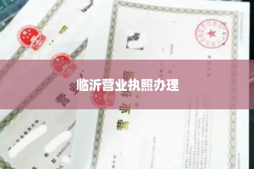临沂营业执照办理