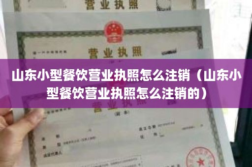 山东小型餐饮营业执照怎么注销（山东小型餐饮营业执照怎么注销的）