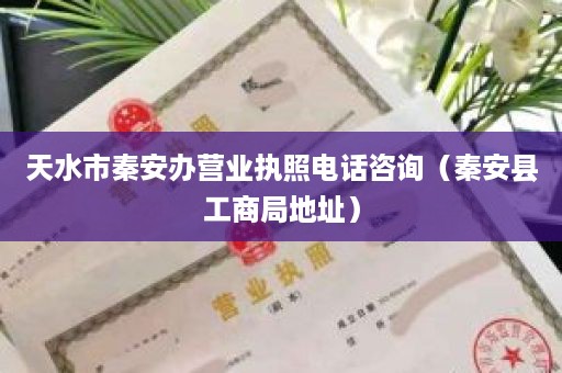 天水市秦安办营业执照电话咨询（秦安县工商局地址）