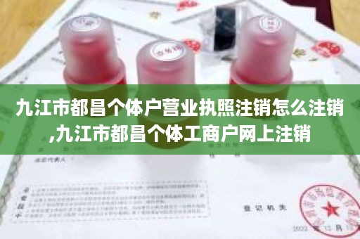 九江市都昌个体户营业执照注销怎么注销,九江市都昌个体工商户网上注销