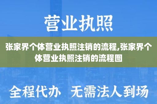 张家界个体营业执照注销的流程,张家界个体营业执照注销的流程图