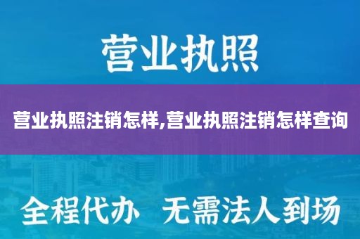 营业执照注销怎样,营业执照注销怎样查询