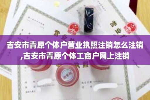 吉安市青原个体户营业执照注销怎么注销,吉安市青原个体工商户网上注销