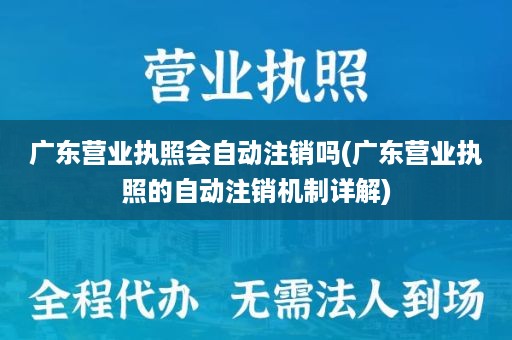 广东营业执照会自动注销吗(广东营业执照的自动注销机制详解)