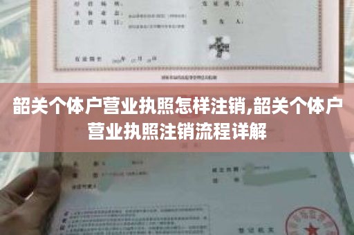 韶关个体户营业执照怎样注销,韶关个体户营业执照注销流程详解