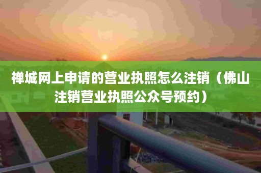 禅城网上申请的营业执照怎么注销（佛山注销营业执照公众号预约）