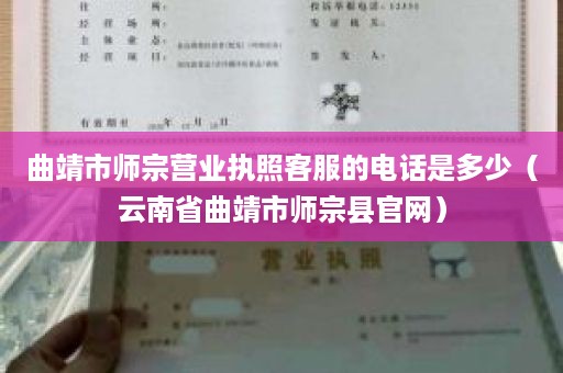 曲靖市师宗营业执照客服的电话是多少（云南省曲靖市师宗县官网）