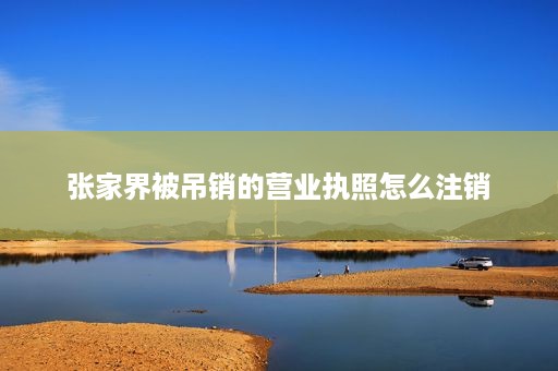 张家界被吊销的营业执照怎么注销