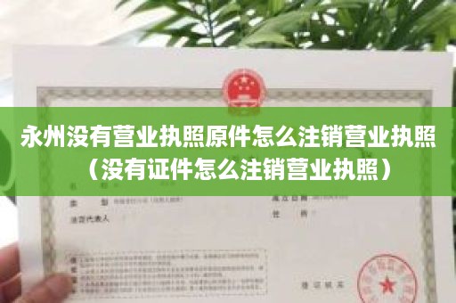 永州没有营业执照原件怎么注销营业执照（没有证件怎么注销营业执照）