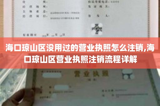 海口琼山区没用过的营业执照怎么注销,海口琼山区营业执照注销流程详解