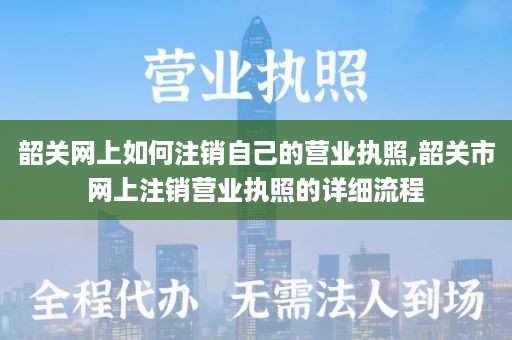 韶关网上如何注销自己的营业执照,韶关市网上注销营业执照的详细流程