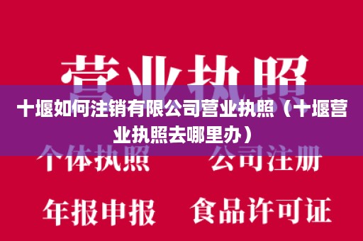 十堰如何注销有限公司营业执照（十堰营业执照去哪里办）