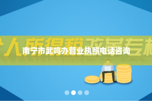 南宁市武鸣办营业执照电话咨询