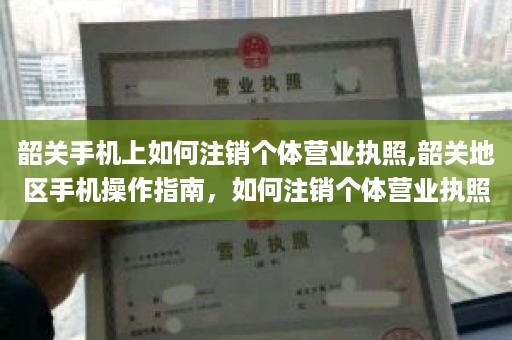 韶关手机上如何注销个体营业执照,韶关地区手机操作指南，如何注销个体营业执照