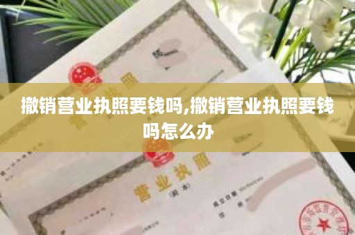 撤销营业执照要钱吗,撤销营业执照要钱吗怎么办