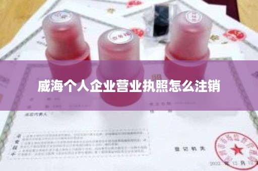 威海个人企业营业执照怎么注销