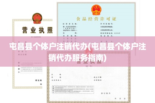 屯昌县个体户注销代办(屯昌县个体户注销代办服务指南)
