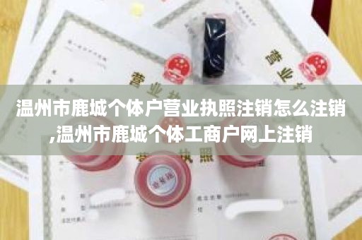 温州市鹿城个体户营业执照注销怎么注销,温州市鹿城个体工商户网上注销